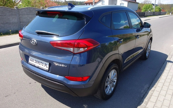 Hyundai Tucson cena 67900 przebieg: 153324, rok produkcji 2017 z Muszyna małe 704